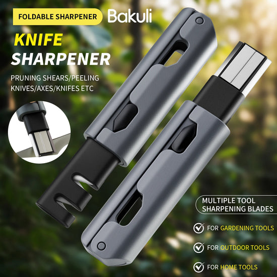 EdgeMate™ Portable Knife & Scissors Sharpener – Multi-Functional Garden & Outdoor Grinding Tool