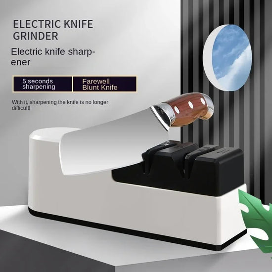 SharpPro™ Electric Knife Sharpener – 5-Second Quick Sharpening & Polishing Tool for Knives, Cutters & Scissors